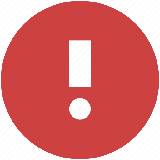Alert, caution, danger, error, exclamation, red, warning icon icon - Download on Iconfinder