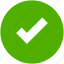 approved, blue, check, checkbox, confirm, success, yes icon 