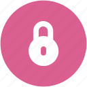 circle, lock, privacy, safe, secure, security icon