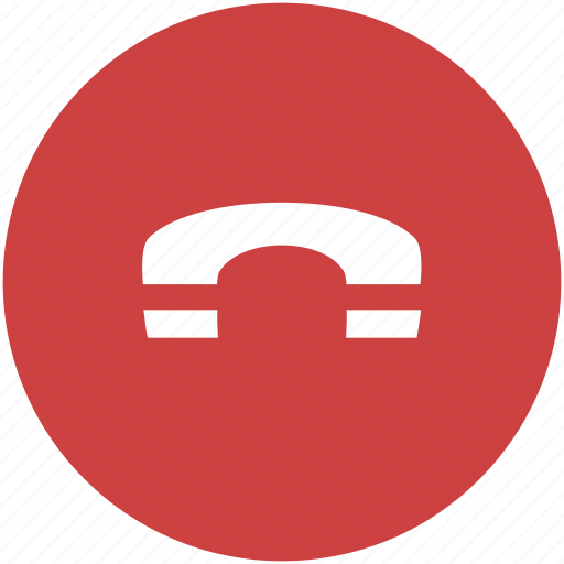 Call, circle, end, finish, phone, red, talk icon icon - Download on Iconfinder