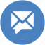 chat, chatting, circle, comment, email, message, messaging icon 
