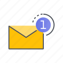 inbox, email, envelope, letter, message