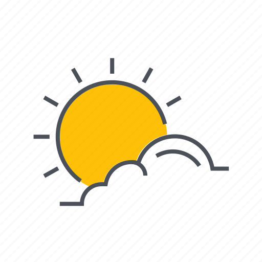 Forecast, weather, clouds, cloudy, sun icon - Download on Iconfinder