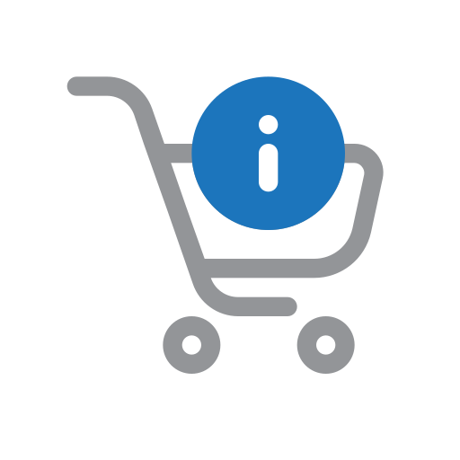E-commerce, online, shopping, ui, trolley cart, information, buy icon - Free download