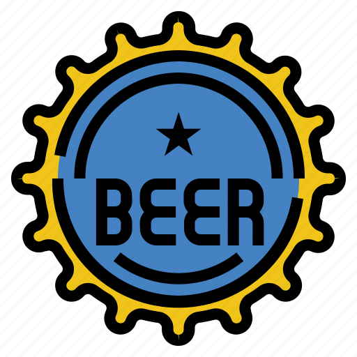 Alcohol, beer, bottle, brew, brewery, cap, drink icon - Download on Iconfinder