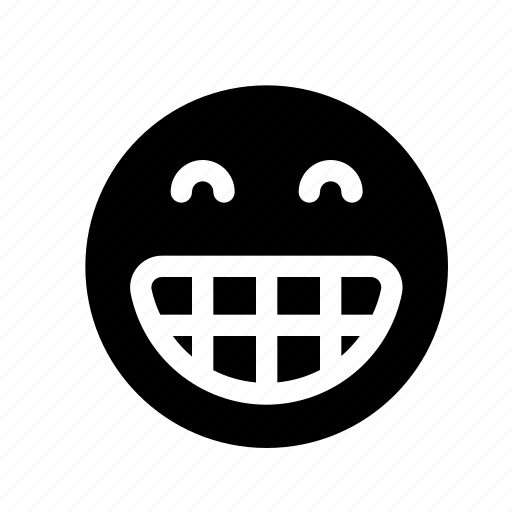 Smile, happy, wide, glad, emoji, smiiley, emoticon icon - Download on Iconfinder