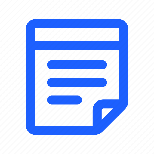Note, document, paper icon - Download on Iconfinder