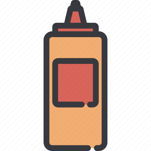Bottle, ketchup, mustard, sauce, spicy icon - Download on Iconfinder