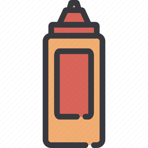 Bottle, ketchup, mustard, sauce icon - Download on Iconfinder
