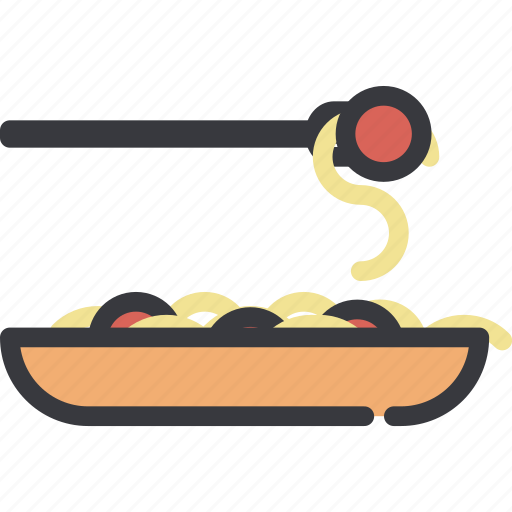 Cooking, food, kitchen, meal, noodles, pasta, spaghetti icon - Download on Iconfinder