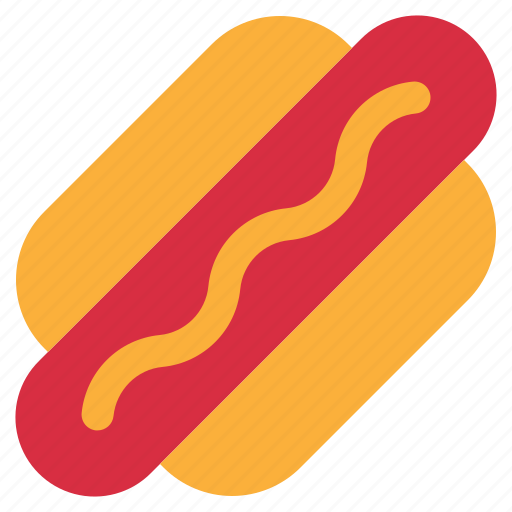 Hot, dog, junk, fastfood, snack, sausage, street icon - Download on Iconfinder