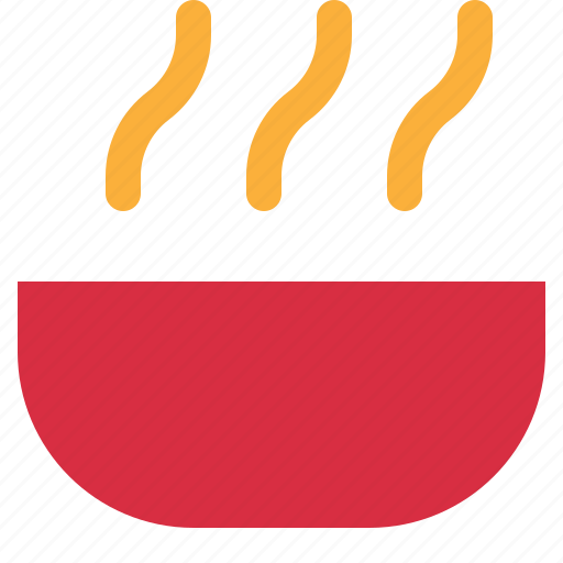 Hot, food, bowl, steam, cooking, soup icon - Download on Iconfinder