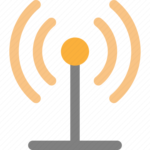 Radio, tower, antenna, communication, pole, signal, satellite icon - Download on Iconfinder