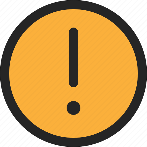 Caution, attention, circle, alert, error, warning, exclamation icon - Download on Iconfinder