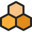 propolis, honey, honeycomb, bee, structure, hexagon 