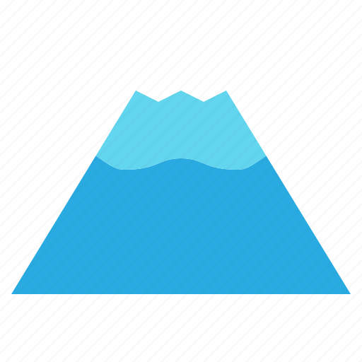Fuji, mount, mountain, japan, landmark, volcano, nature icon - Download on Iconfinder