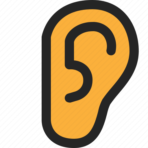 Ear, hear, listen, human, sense, part, anatomy icon - Download on Iconfinder