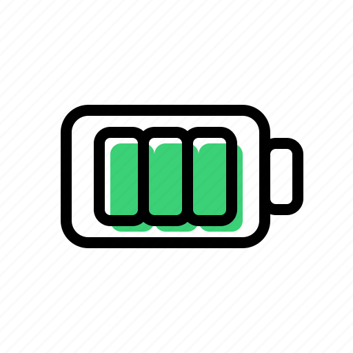 Battery, full, power, energy icon - Download on Iconfinder