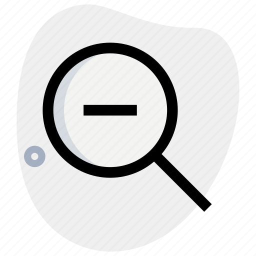 Search, minus, essentials, basic icon - Download on Iconfinder