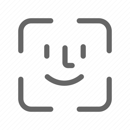 Happy, face, ui, basic, smile, scan icon - Download on Iconfinder