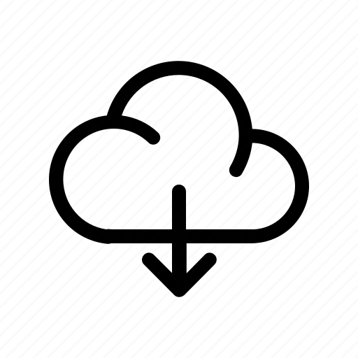 Cloud, download, server, storage icon - Download on Iconfinder