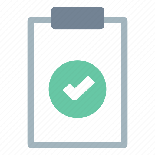 Approve, check mark, exam pad icon - Download on Iconfinder
