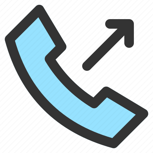 Call, communication, outgoing icon - Download on Iconfinder