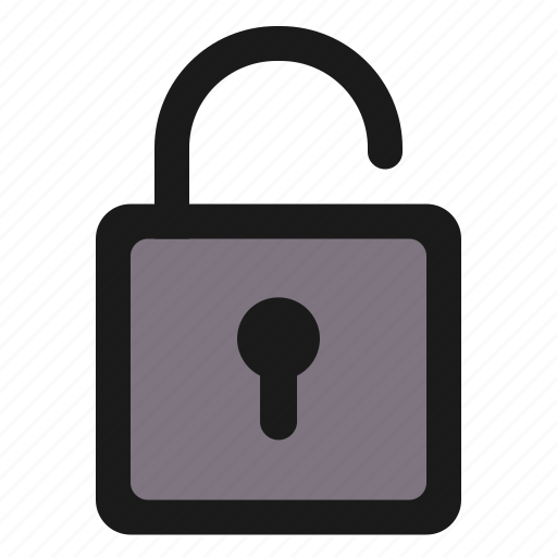 Basic, ui, unlock, lock, log in, log off, password icon - Download on Iconfinder