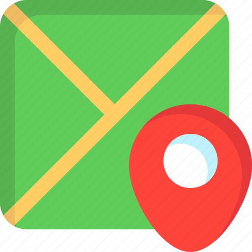 Map, pin, point, navigation, marker icon - Download on Iconfinder