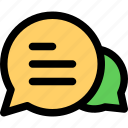 chat, message, bubble, communication, text