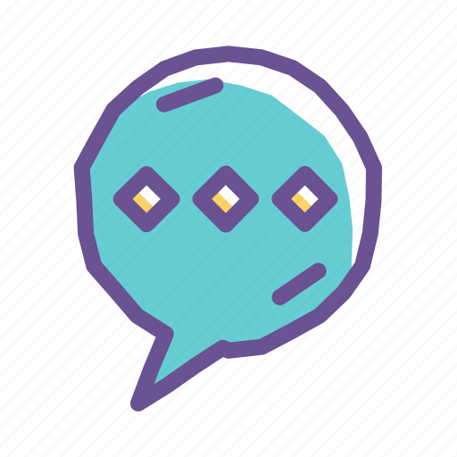 Bubble, chat, communicate, message, social, speak, talk icon - Download on Iconfinder