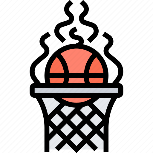 Flaming, basketball, sport, game, competition icon - Download on Iconfinder