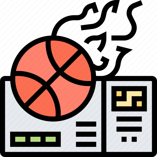 Ticket, match, basketball, game, competition icon - Download on Iconfinder