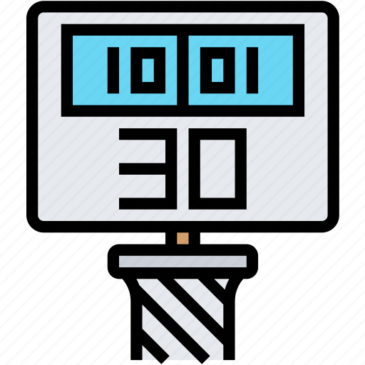Clock, time, board, competition, match icon - Download on Iconfinder
