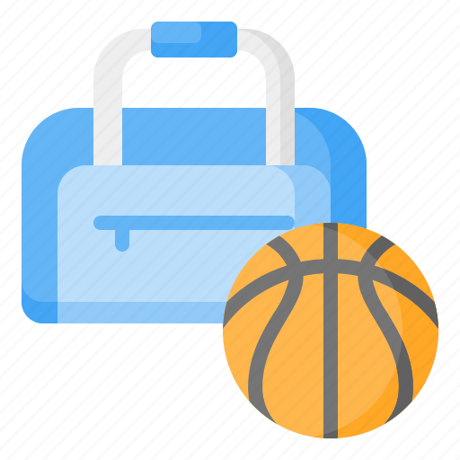 Sport, bag, duffle, baggage, luggage, basketball, ball icon - Download on Iconfinder