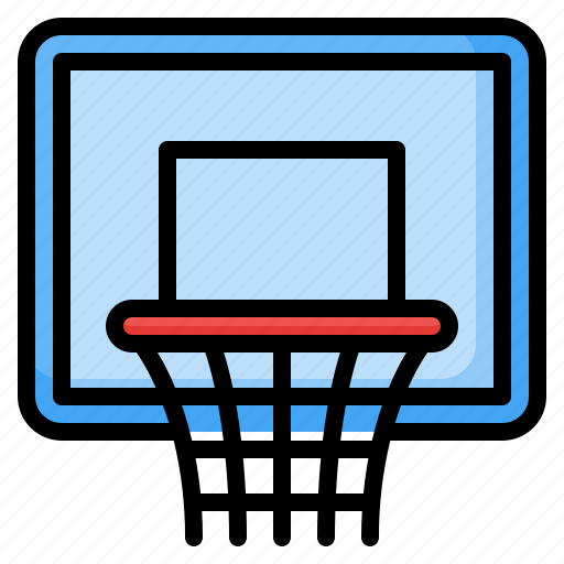 Basketball, hoop, net, backboard, point, sport, equipment icon - Download on Iconfinder