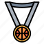 award, basketball, medal, prize, winner 