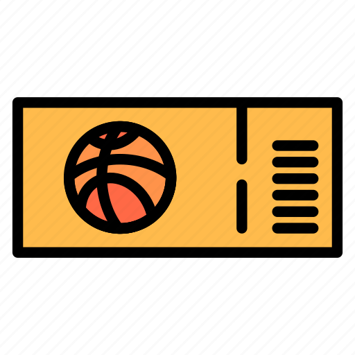 Basketball, game, match, ticket, tournament icon - Download on Iconfinder