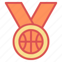 ball, basketball, court, hoop, medal, sport, winner
