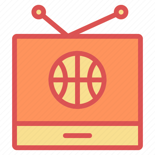 Ball, basketball, court, hoop, sport, television, tv icon - Download on Iconfinder
