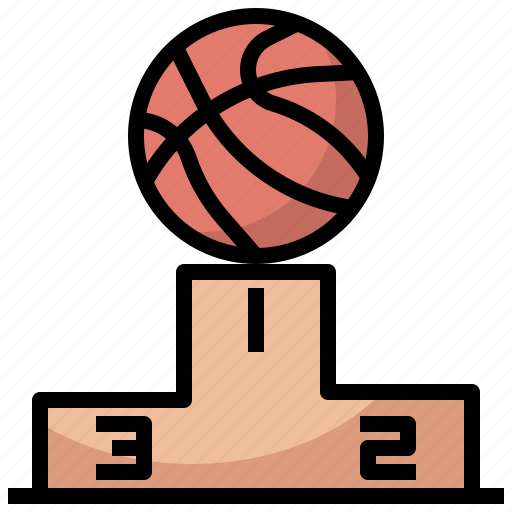 Ball, basketball, best, champion, podium, success, winner icon - Download on Iconfinder