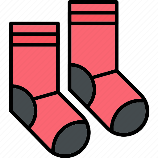 Socks, snowboarding, winter, clothes, heavy, ski, thermo icon - Download on Iconfinder