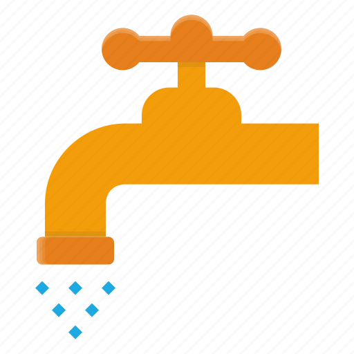 Drop, faucet, kitchen, pipe, tap, wash, water icon - Download on Iconfinder