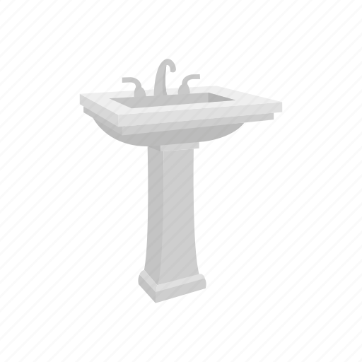 Bathroom, faucet, household, sanitary ware, sink, wash, washbowl icon - Download on Iconfinder