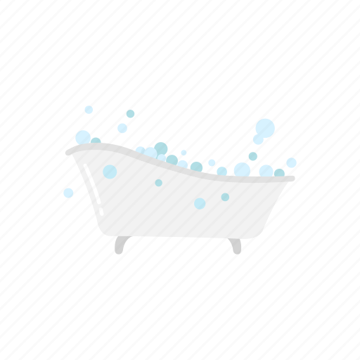 Bathe, bathroom, bathtub, bubbles, household, tub, water icon - Download on Iconfinder