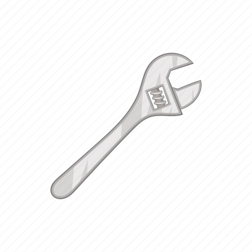 Adjustable, car, cartoon, screw, spanner, steel, wrench icon - Download on  Iconfinder