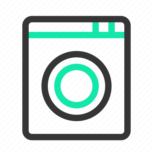 Clean, electronic, home, laundry, washing, washing machine icon - Download on Iconfinder