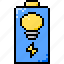 lamp, charge, pixelart, art, power, electric 