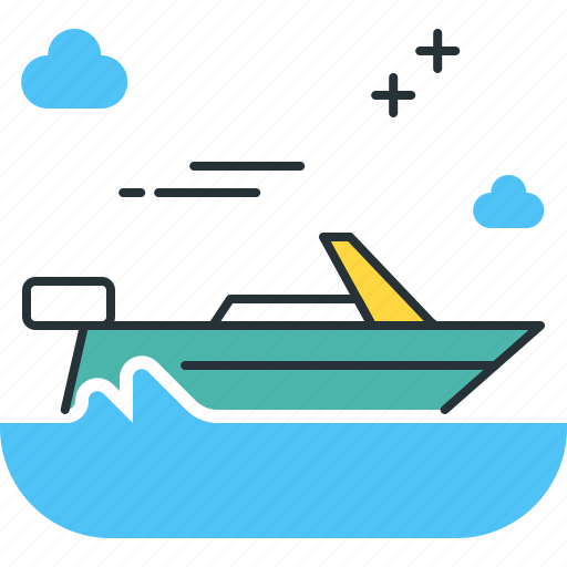 Boat, speedboat icon - Download on Iconfinder on Iconfinder