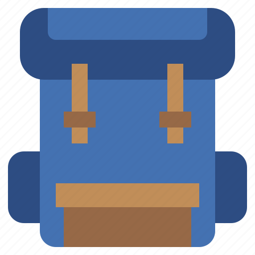 Backpack, bag, camping, excursion, hiking, luggage, travel icon - Download on Iconfinder
